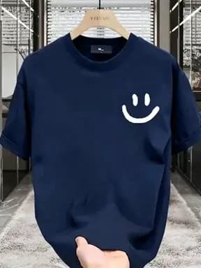 T-shirt imprimé pour homme - 100% coton