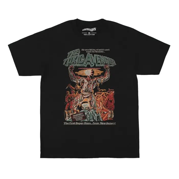 The Toxic Avenger t-shirt 80S culte horreur B film rue poubelle cerveau dommages unisexe graphique manches courtes coton imprimé chemises
