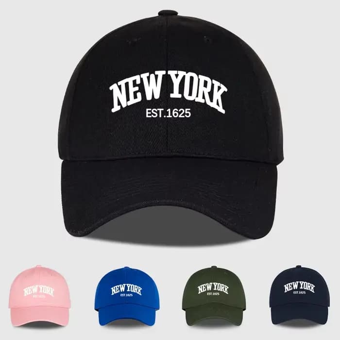 Casquette de baseball imprimée NEW YORK EST.1625