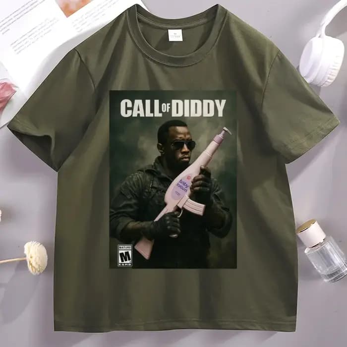 T-shirt Call of Diddy pour hommes et femmes