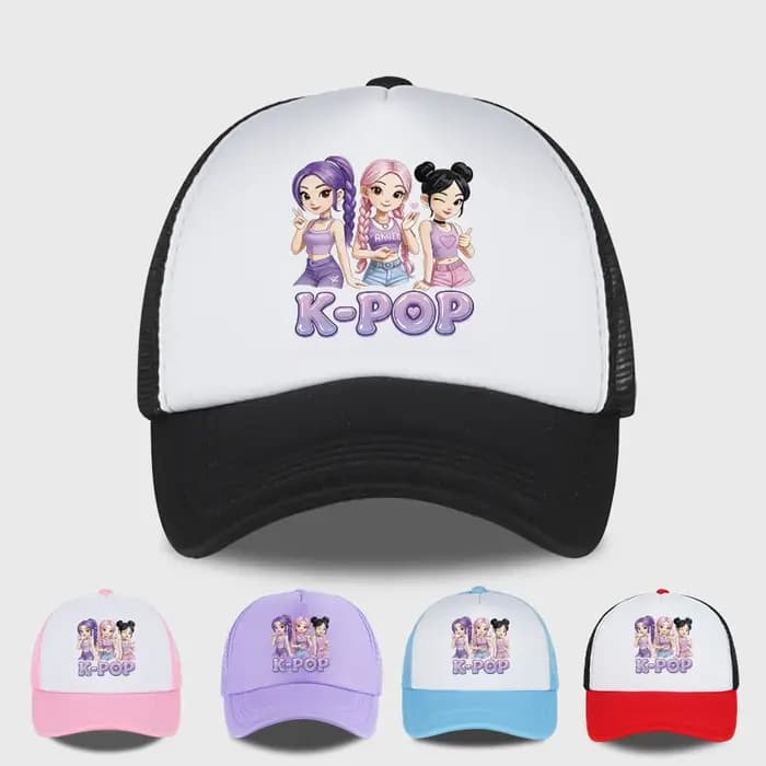 Casquette de baseball style Y2K avec imprimé K-Pop