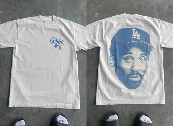 LA Lakers Kobe Bryant T-shirt en coton pour hommes