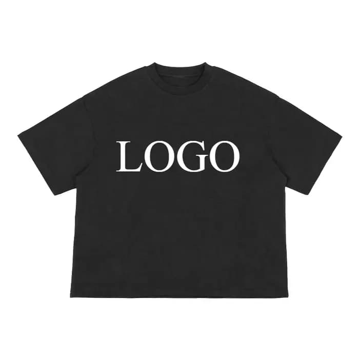 Bricolage LOGO personnalisé t-shirt DTG impression hommes Boxy Fit 100% coton décontracté ample à manches courtes hauts T-shirts personnalisés