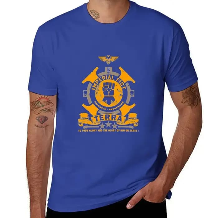 T-shirt graphique Imperial Fist Terra pour hommes
