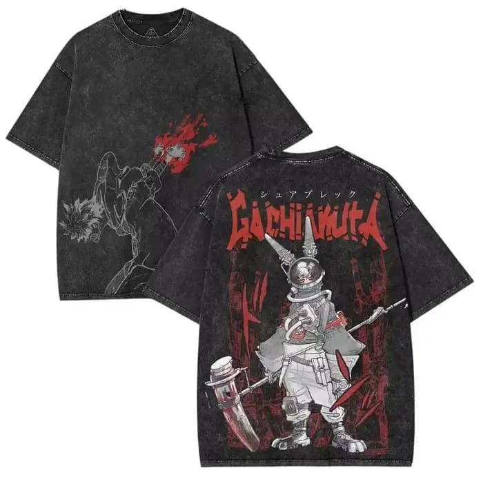 Koumura Sakonji graphique T-shirt Gachiakuta Anime Harajuku lavé T-shirt hommes femmes vêtements sur