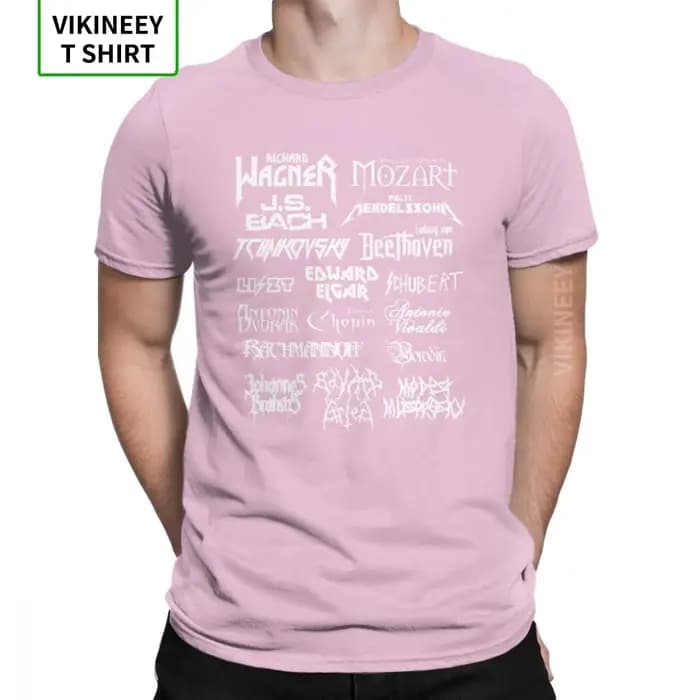 RapMetal-T-Shirt Compositeurs Classiques pour Hommes