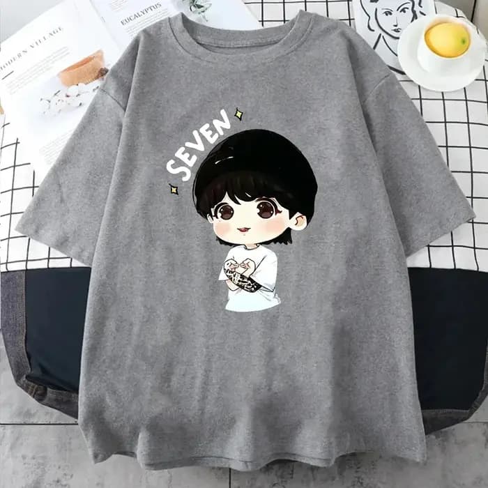 Seven-T-shirt unisexe à manches courtes pour femmes