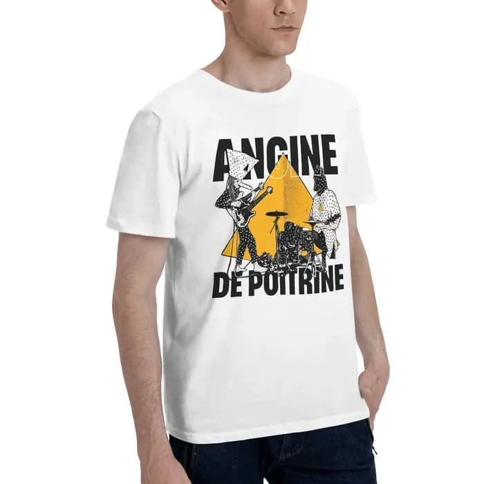 Angine de Poitrine Band Merch T-shirts pour hommes et femmes