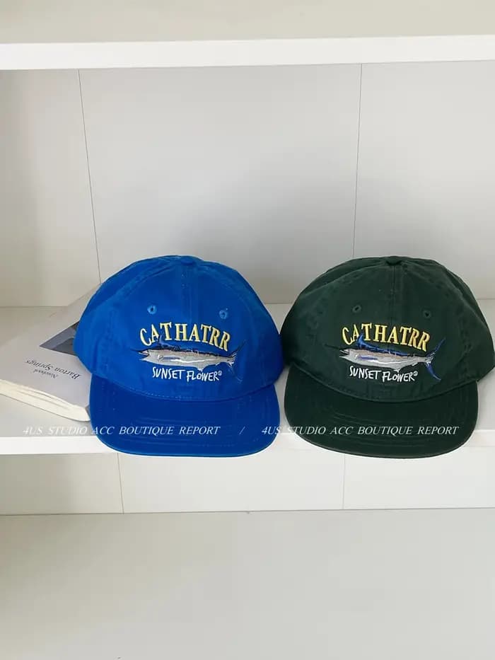 Casquette à bords plats de marque Tide pour femmes