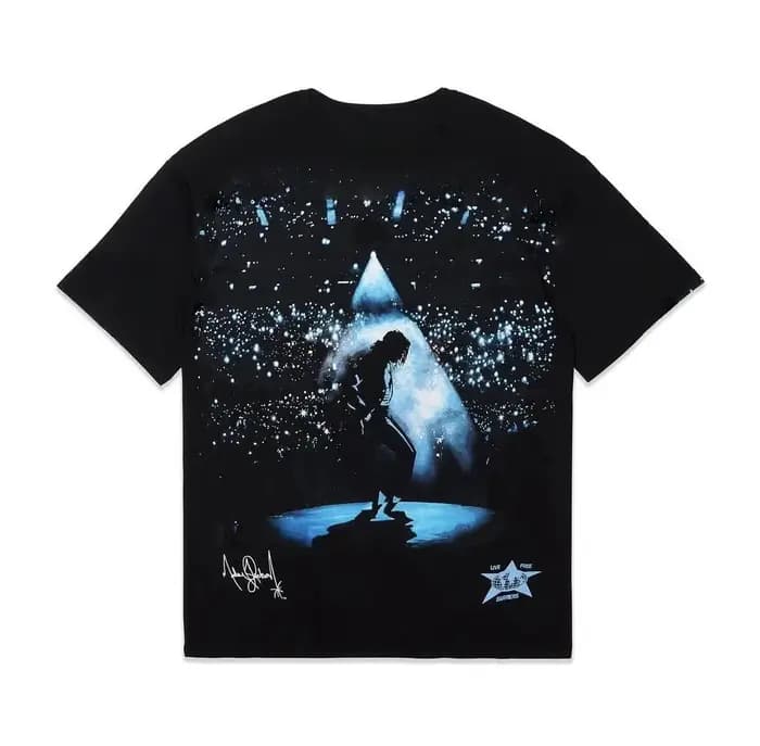 Noir ou blanc - Michael Jackson MJ nouveau t-shirt pour homme unisexe col rond 100% coton manches courtes surdimensionné Y2k tee-shirt tendance populaire