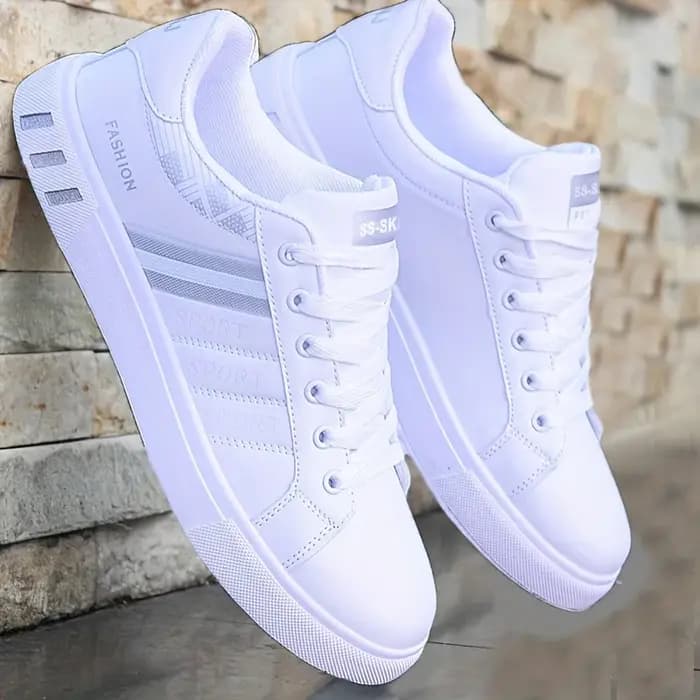 Baskets basses de skate pour hommes - Tige synthétique respirante