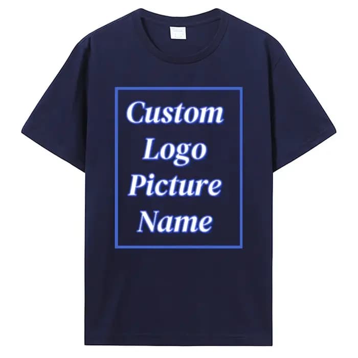 T-Shirt personnalisé faites votre conception Logo texte été impression coton
