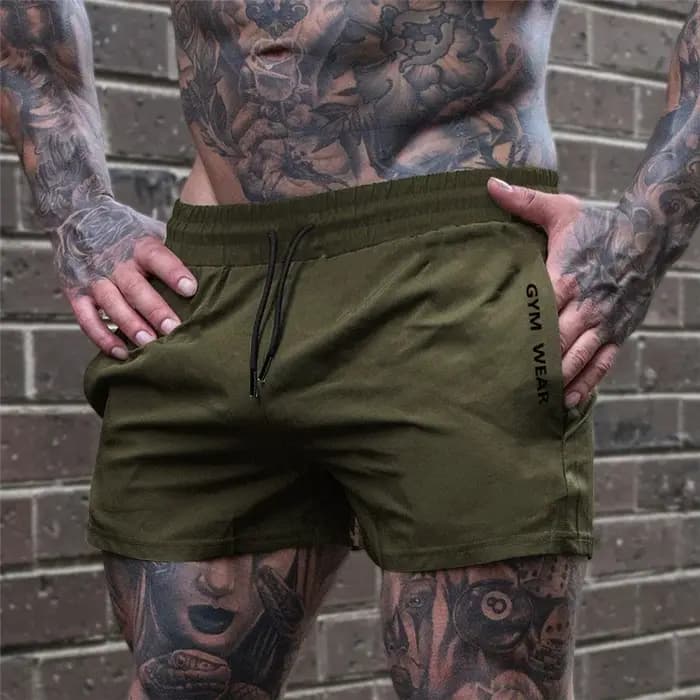 2024 été Gym Fitness hommes Shorts pantalons de survêtement mince mode