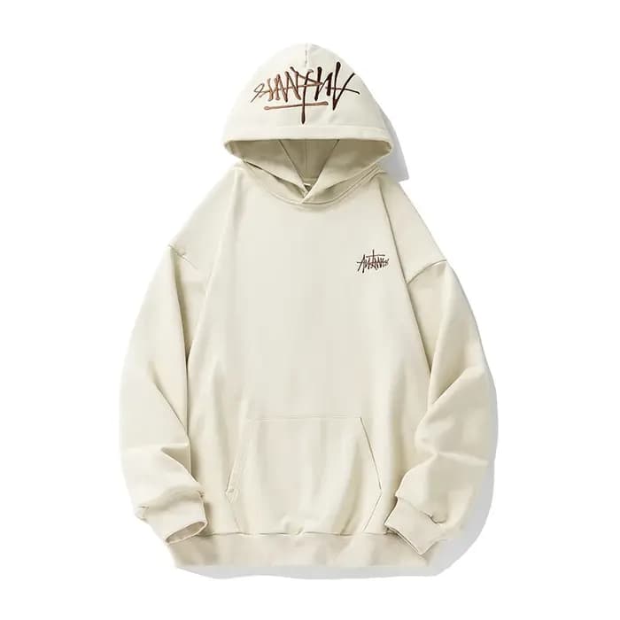 Sweats à capuche brodés de lettres Rapoptics pour hommes