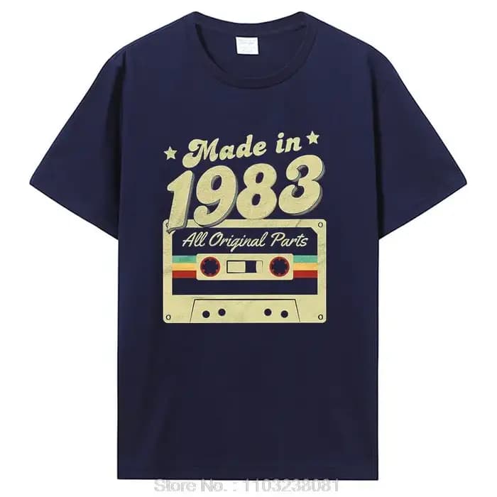 T-shirt graphique en coton pour hommes, vêtements vintage, style streetwear masculin, cadeaux d'anni