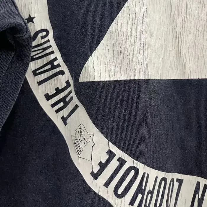 T-shirts Saint en Coton de Haute Qualité, Style Rétro Américain Streetwear, Effet Délavé et Imprimé Craquelé, Col Rond, Manches Courtes KLF pour Hommes et Femmes
