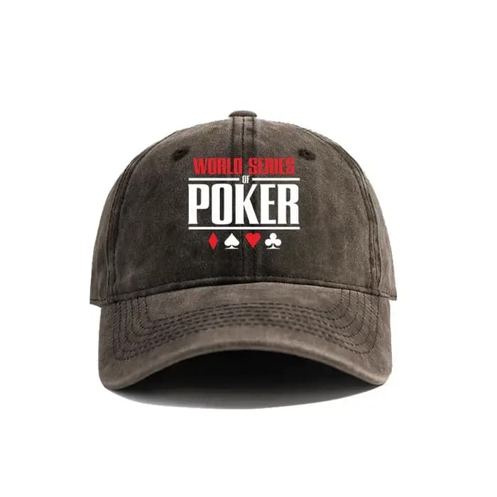 Série mondiale de casquettes de Baseball de Poker chapeaux en détresse casquette hommes femmes rétro en plein air été