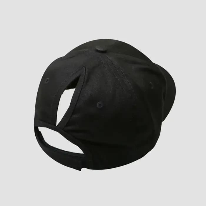 Casquette de baseball à queue de cheval haute pour femme