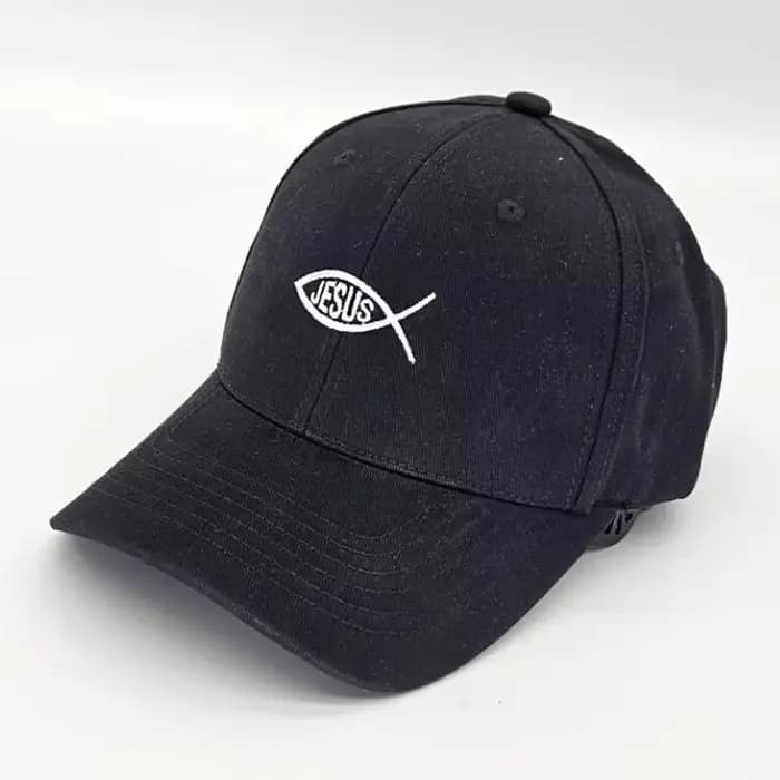 Casquettes de Baseball structurées brodées de poisson du jésus pour hommes et femmes