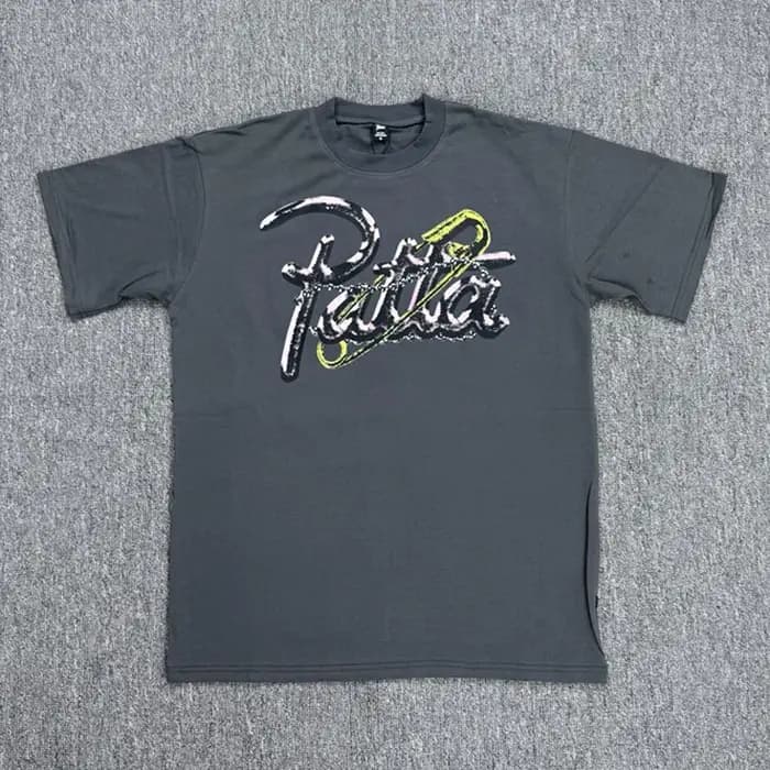 T-shirts PATTA tendance classique, décontractés, col rond, en coton imprimé, manches courtes, hauts
