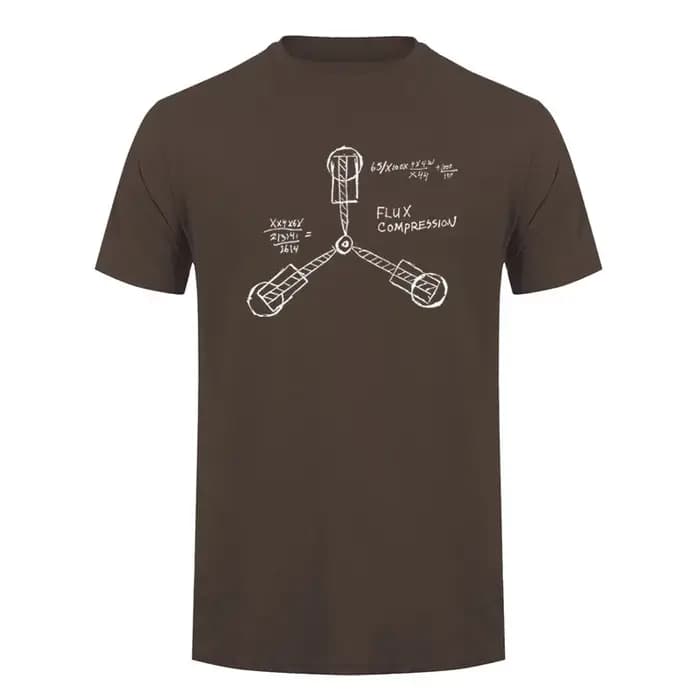 T-Shirt en coton avec condensateur de flux
