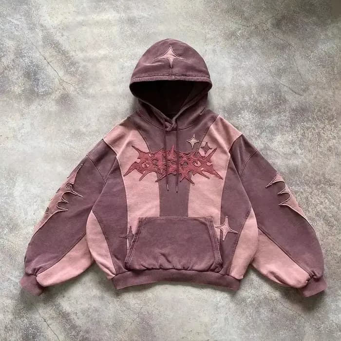 Sweat à capuche avec chapeau, style de rue américain, haut de gamme, broderie anglaise, nouveau swea