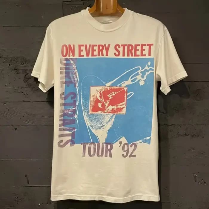 T-shirt vintage Dire Straits on Every Street