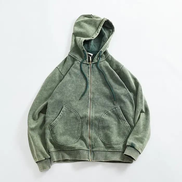 Cardigan à capuche en laine de coton rapcotton pour hommes