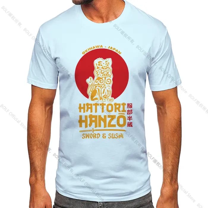 Hommes Hattori Hanzo T-shirt imprimé 100% coton Harajuku t-shirts classiques