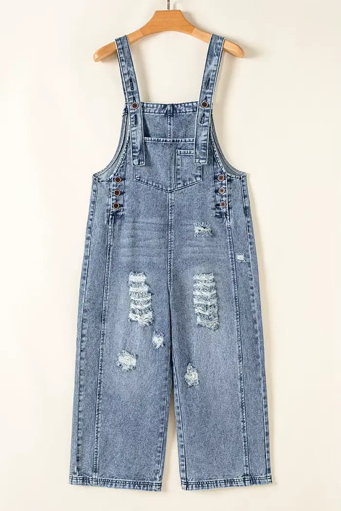 Pantalon déchiré Cowboy combinaison pour femmes décontracté coton Denim Boho plage une pièce tenue salopette saut costumes Tube barboteuse été