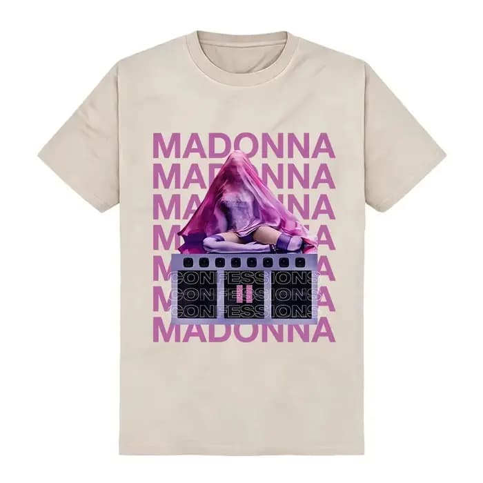 T-shirt unisexe Urban Fashion Madonnaa CONFESSIONS II