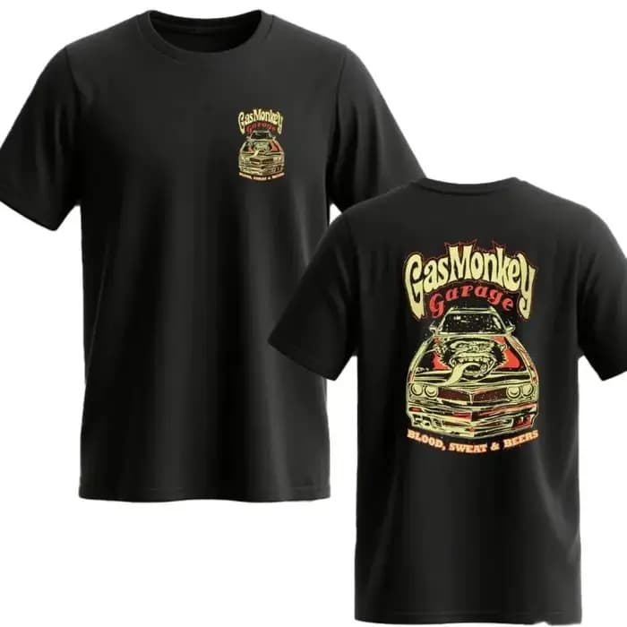T-shirt double face Amazing Essential Gas Monkeys Garage pour homme