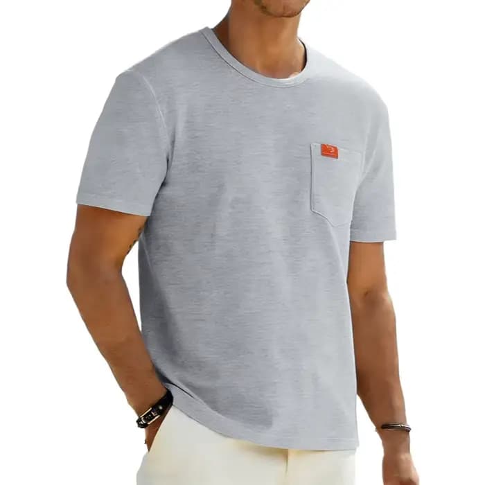 T-shirt uni pour homme
