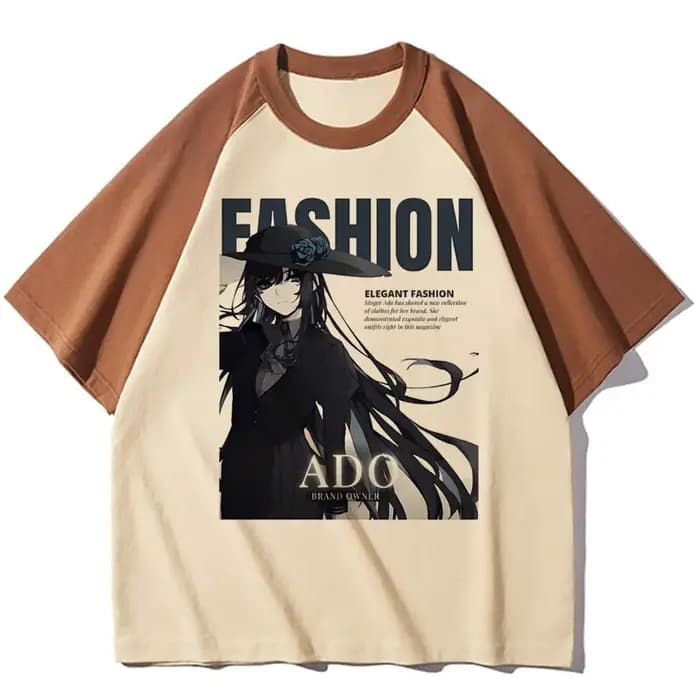 Ado chemise fille psychédélique femmes 80s 2000s esthétique coloré t-shirt