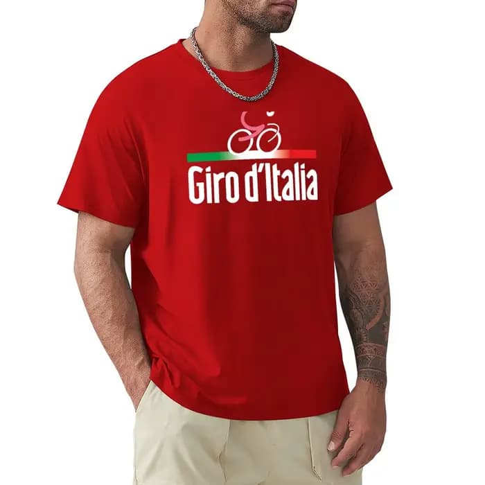 T-Shirt à Manches Courtes et Col Ras du Cou pour Homme