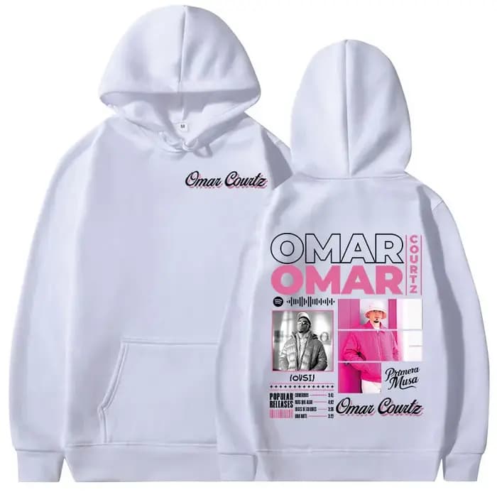 Omar Courtz Primera Musa Album Tour Merch sweat à capuche pour homme femmes vêtements mode sweats