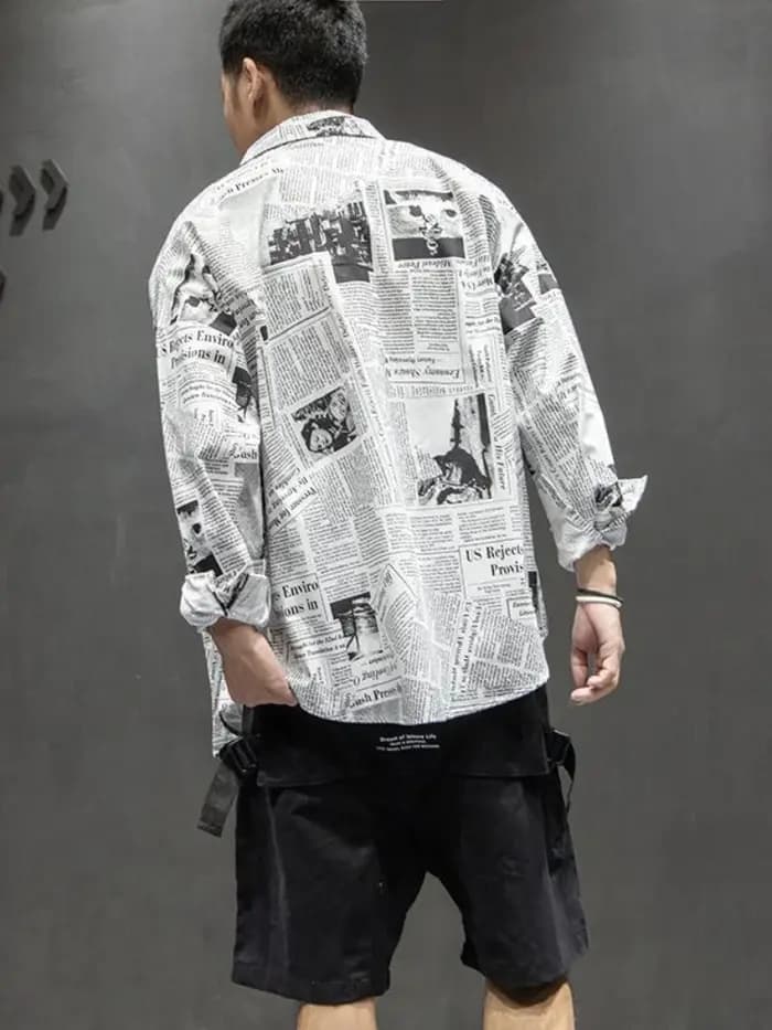Chemise japonaise pour hommes