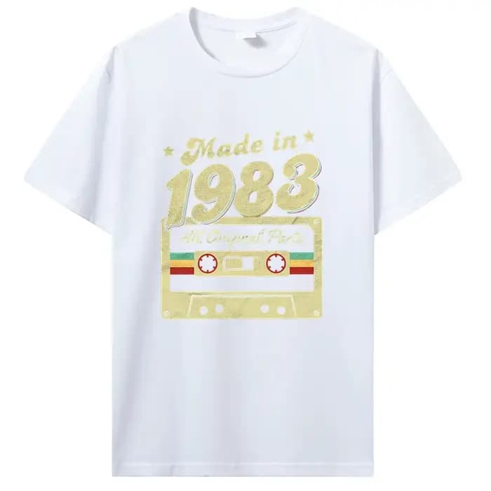 T-shirt graphique en coton pour hommes