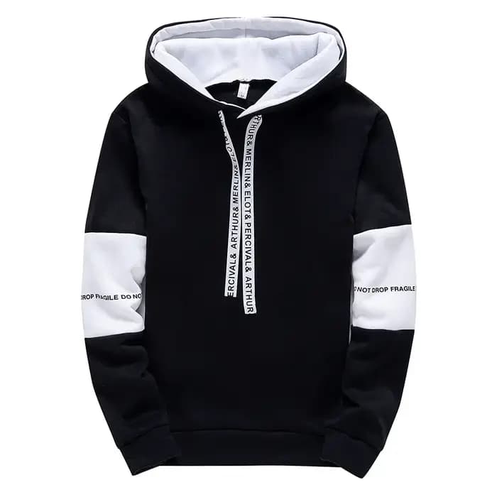 Sweat à capuche pour hommes à manches longues impression décontractée avec lettre sweats nouveau pri