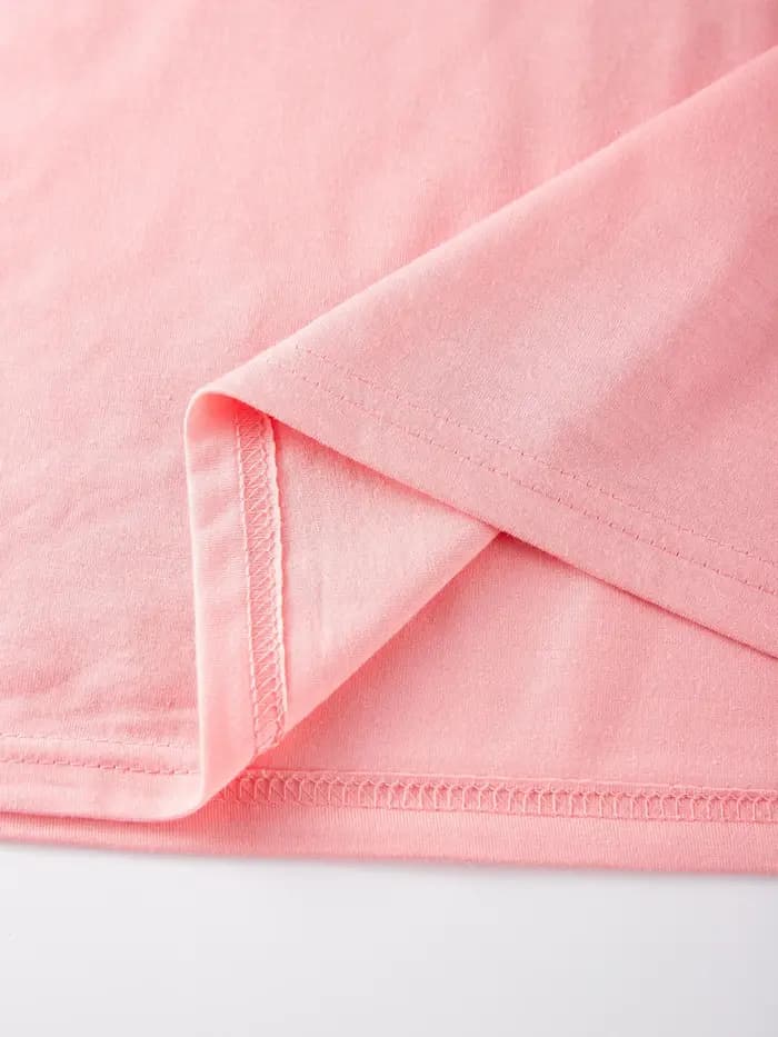T-shirts à imprimé lettres Milfa pour femmes
