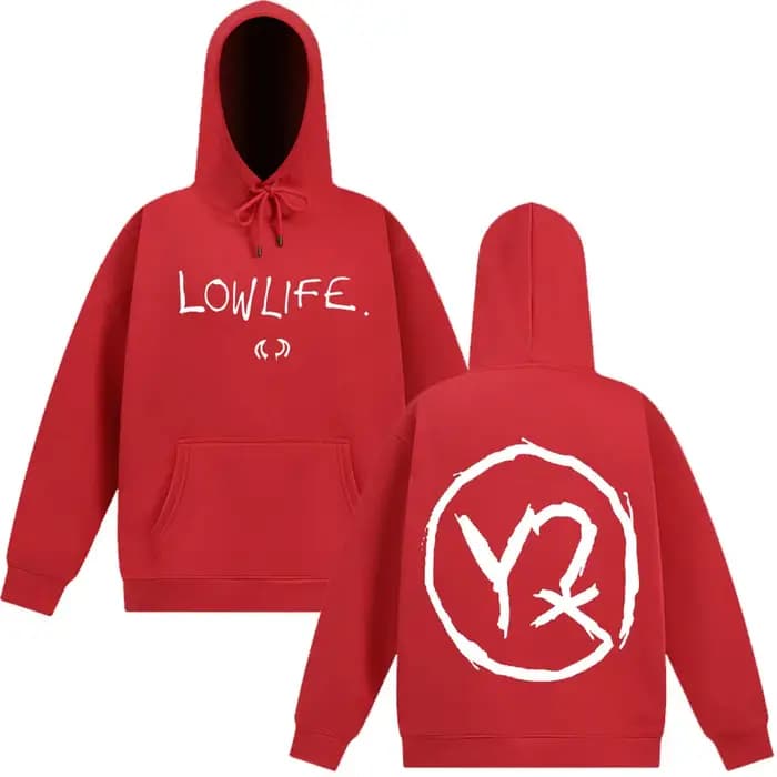 Yungblud Lowlife Album Logo 2025 sweats à capuche automne hiver à manches longues mode Hip-hop sweat