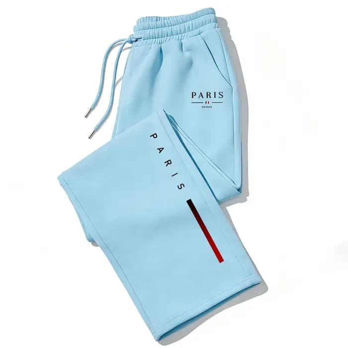Pantalon large imprimé PARIS