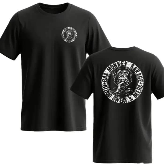 T-shirt double face Amazing Essential Gas Monkeys Garage pour homme
