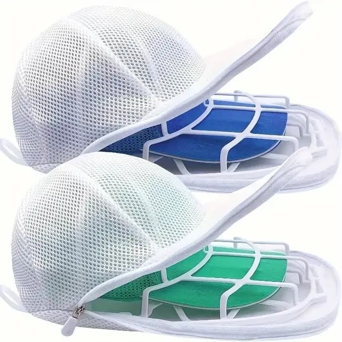 Cage de lavage pour casquettes, nettoyeur de casquettes pour casquettes de baseball, compatible lave-linge ou lave-vaisselle