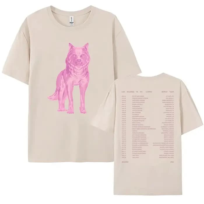 Isabel Tee Las Mujeres Ya No Lloran World Tour 2025 t-shirts Shakira chanteur impression T-shirt coton femmes à manches