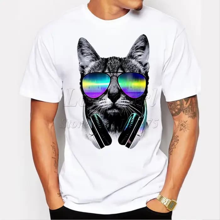 T-shirt court et humoristique pour homme