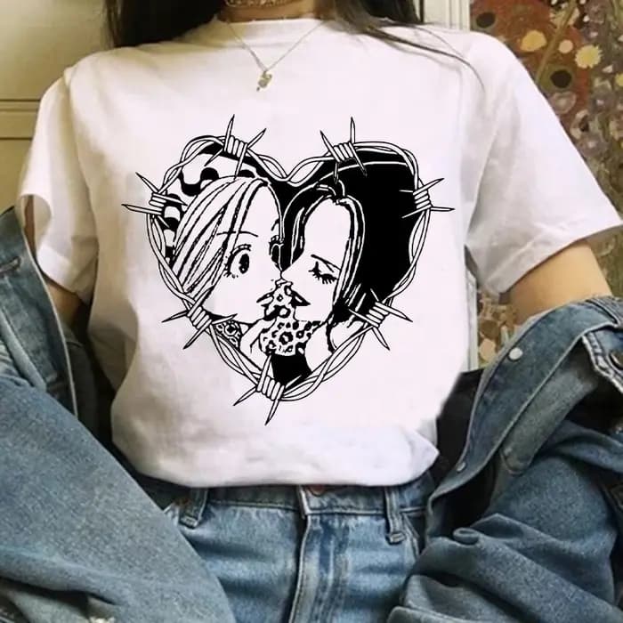 Anime Nana t-shirt pour femmes japonais années 2000 Style Y2k