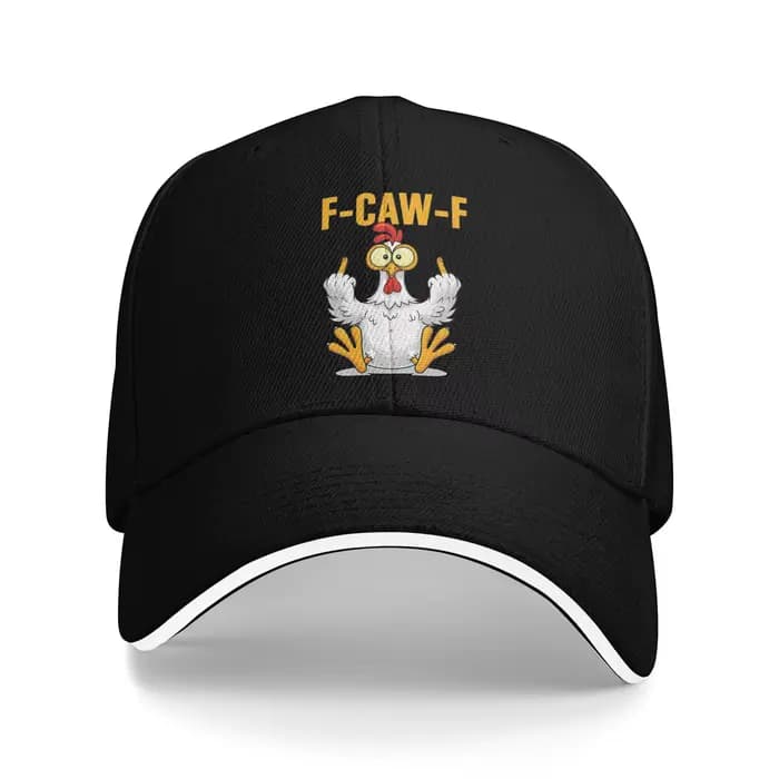 Casquette de Baseball pour hommes et femmes, tenue drôle F-Caw-F Chicken FCAWF, chapeau de camionneu