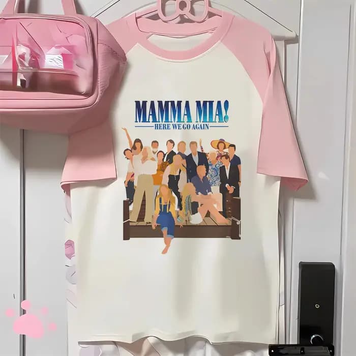 Mamma Mia t-shirt femmes drôle harajuku élégant