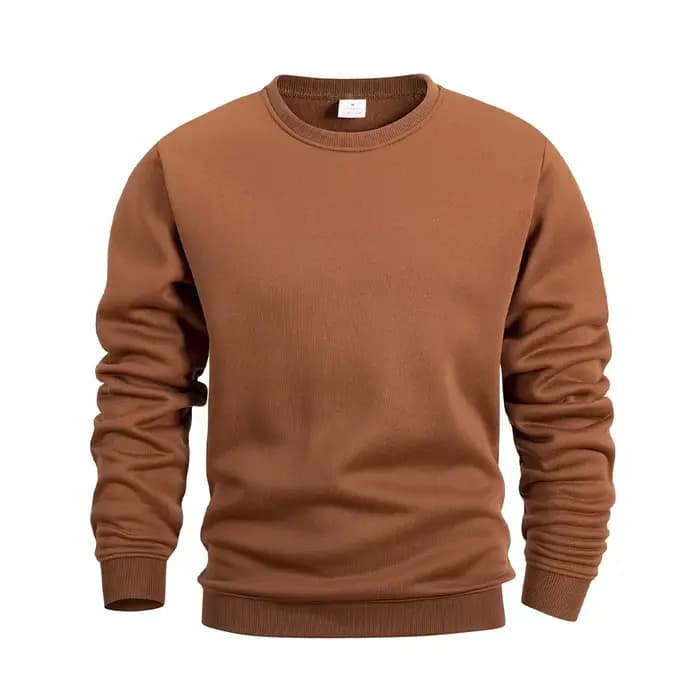 Sweat à capuche à col rond pour hommes, automne hiver, polaire, chaud, décontracté, ample, couleur u